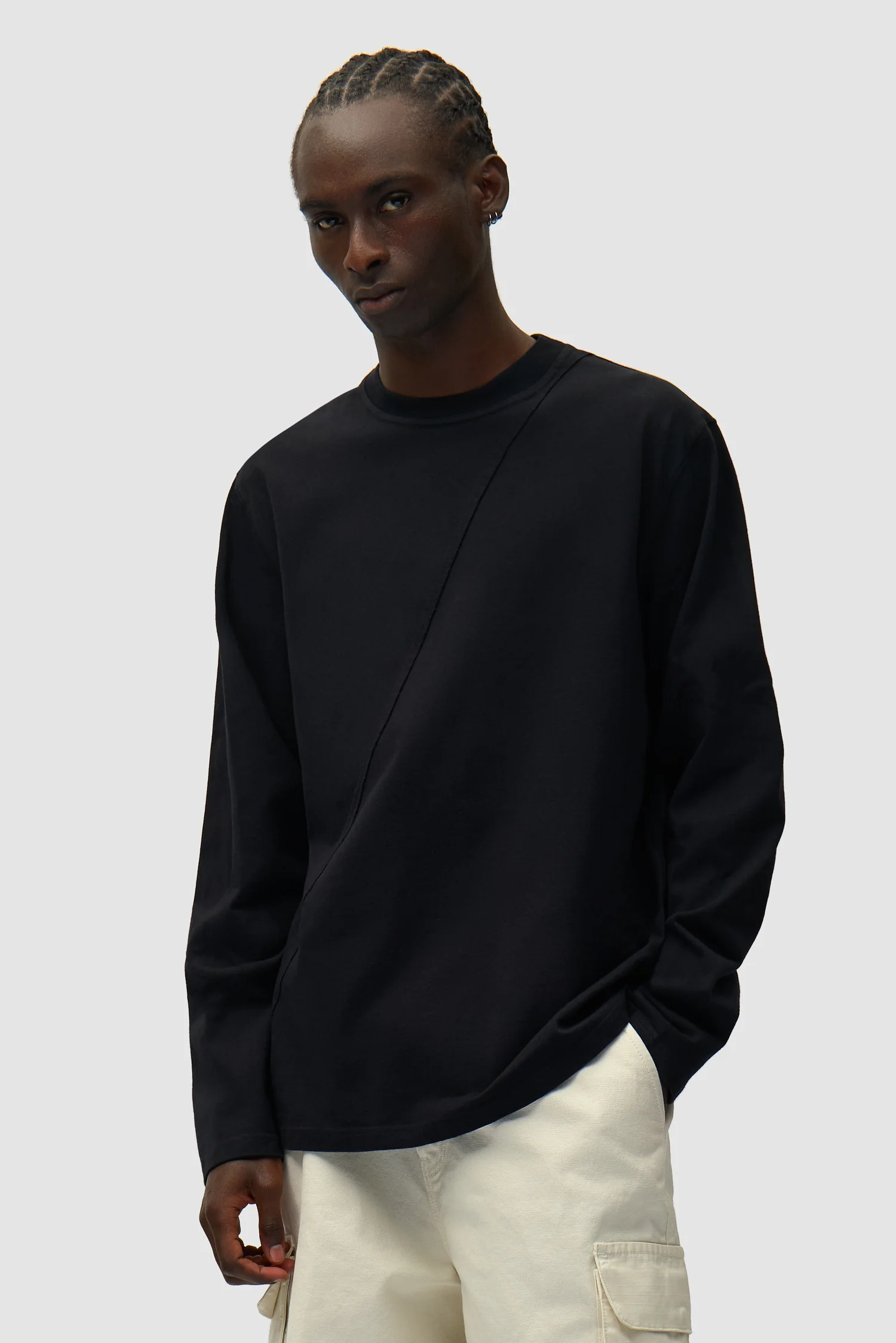 Back Circle Logo Longsleeve - Black - Image 3