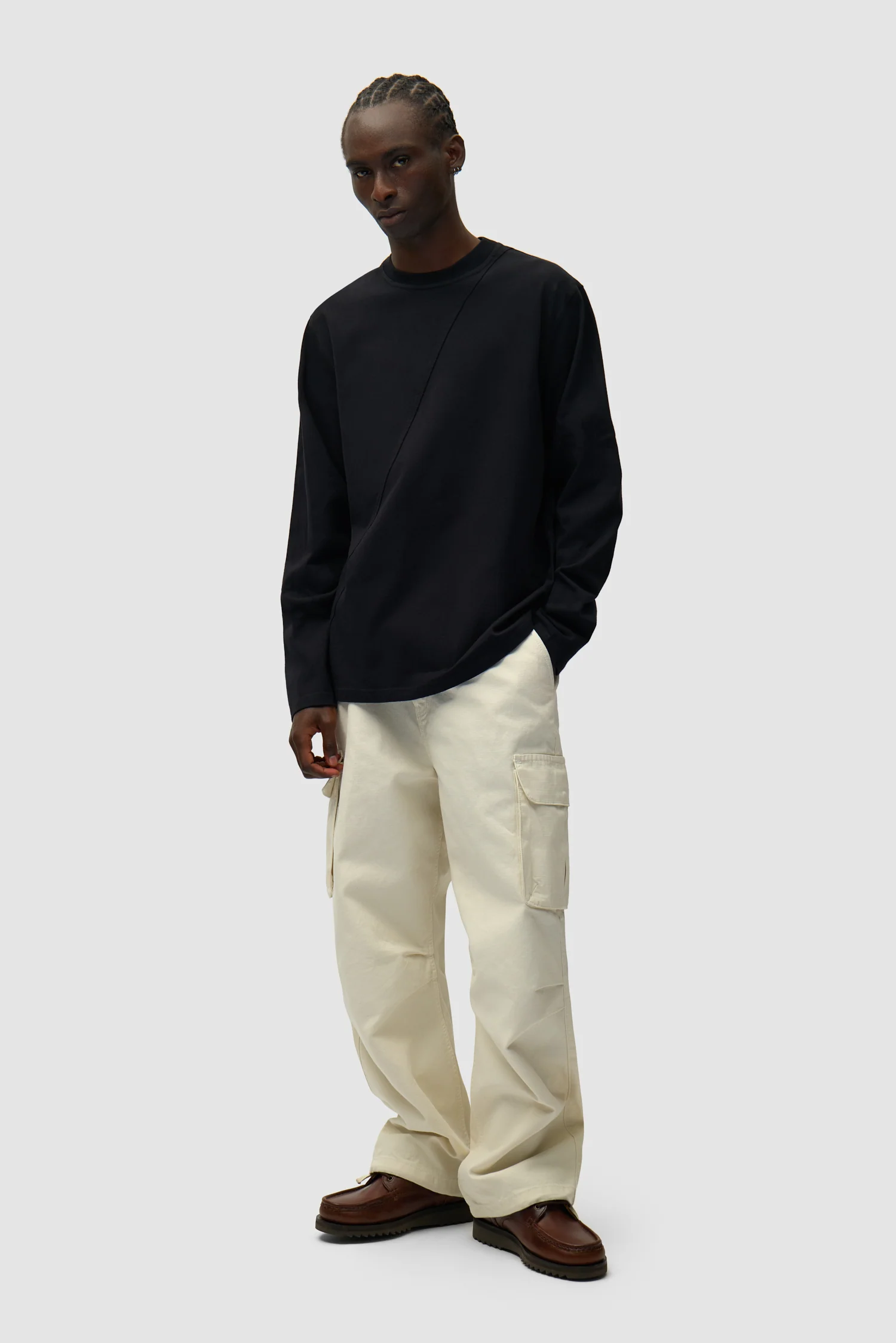 Back Circle Logo Longsleeve - Black - Image 4