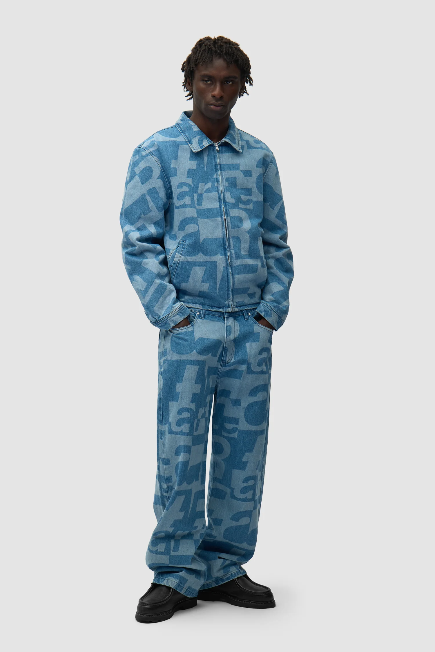 Denim Allover Pants - Raw Denim - Image 5
