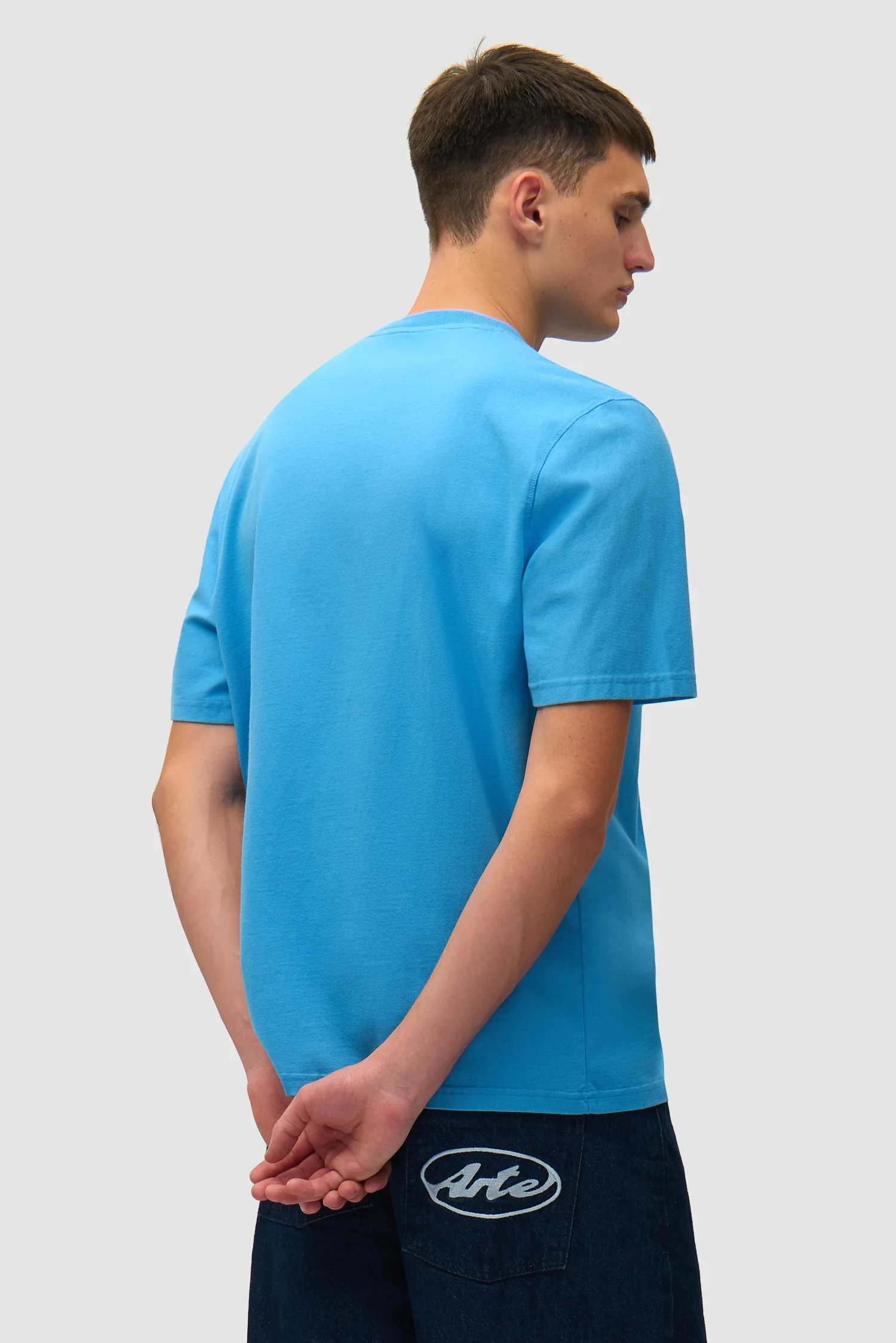 Heart Logo T-shirt - Blue - Image 3