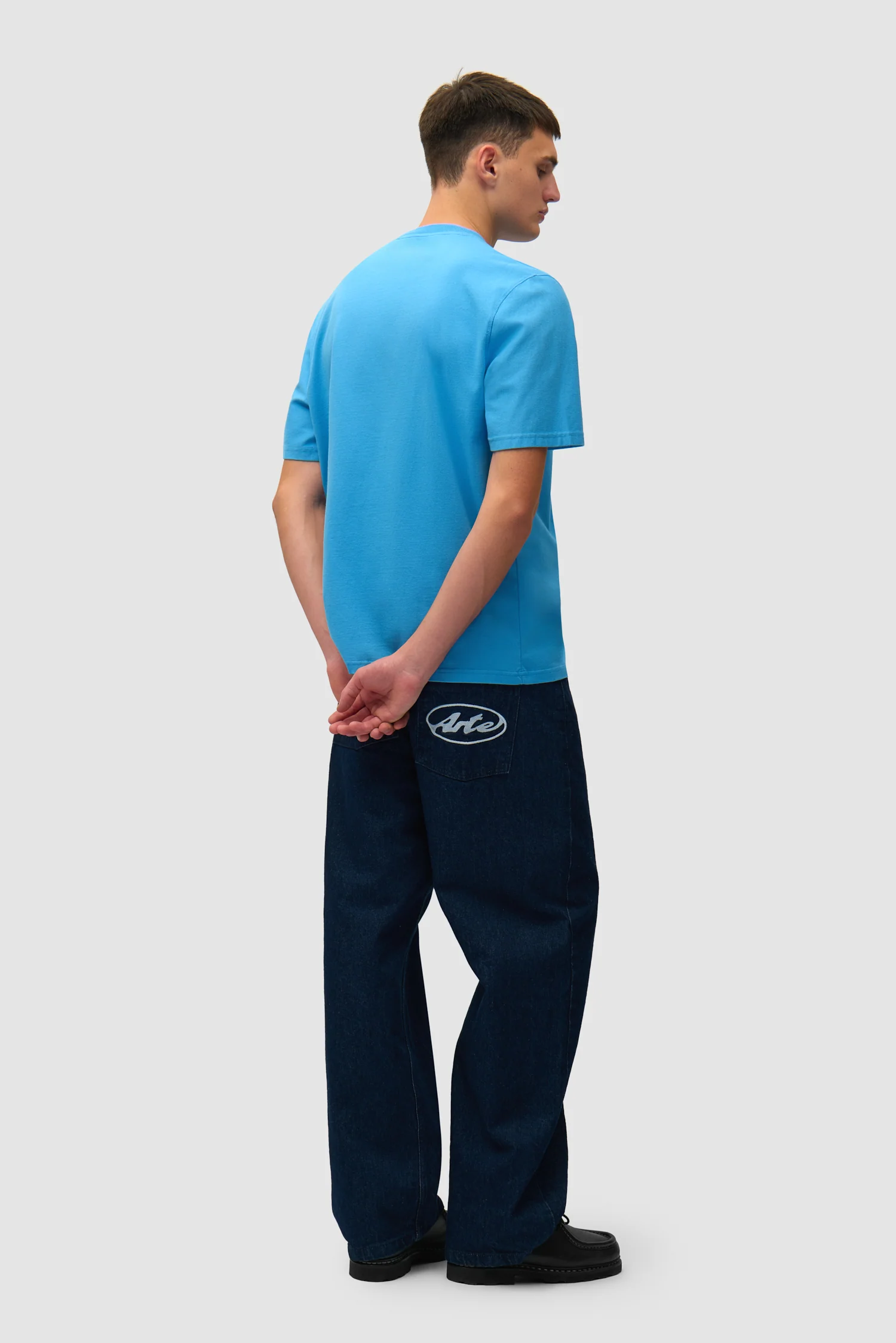 Heart Logo T-shirt - Blue - Image 6
