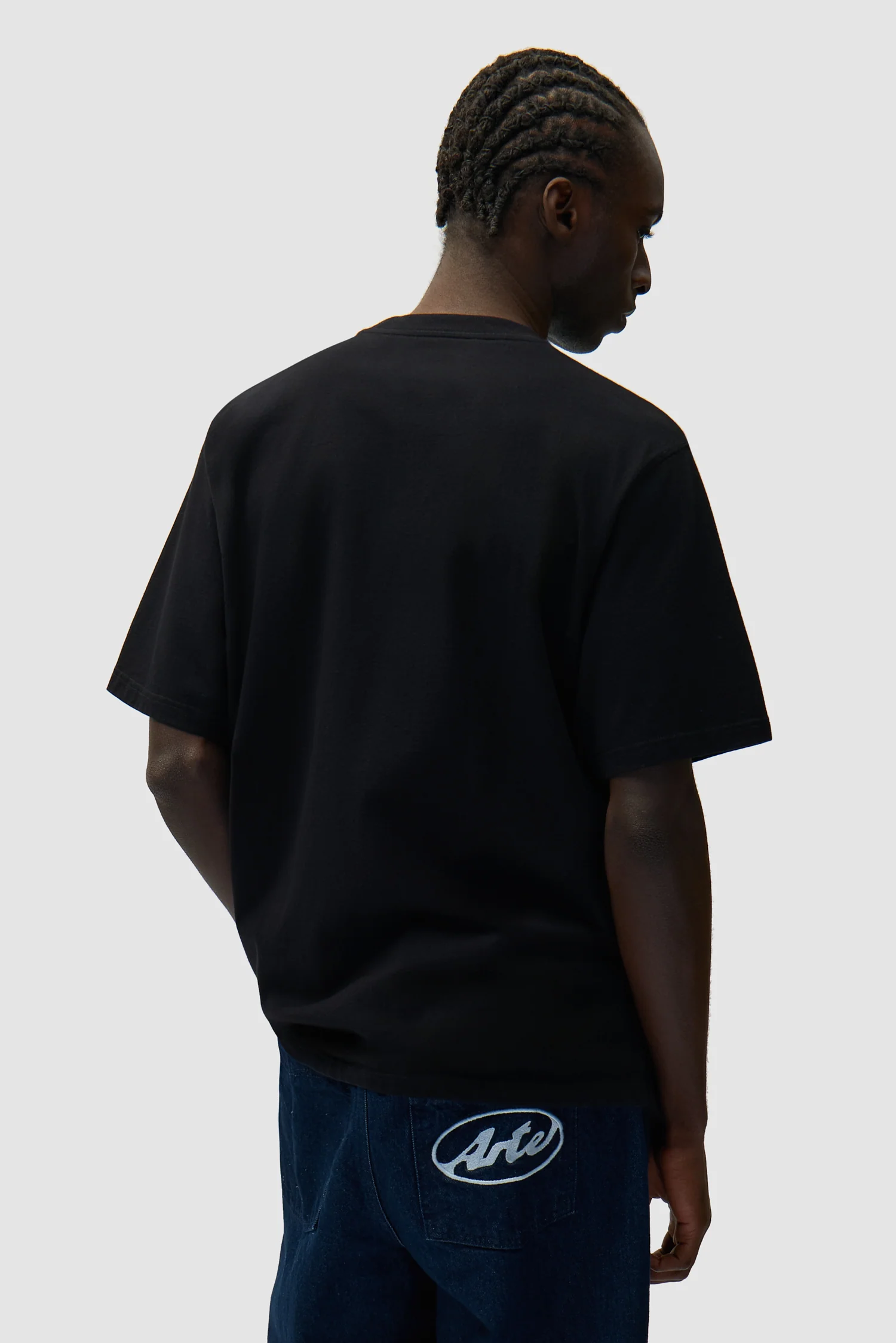 Side Logo T-shirt - Black - Image 3